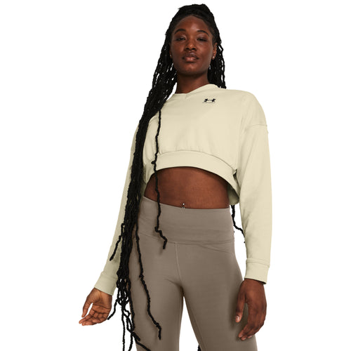 Women's Under Armour Rival Terry Crop Crew - 273SILT