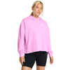 Women's Under Armour Rival Terry Oversized Hoodie - 638 - STELLAR PINK