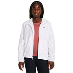 Women's Under Armour Sport Windbreaker Jacket - 100 - WHITE/BLACK