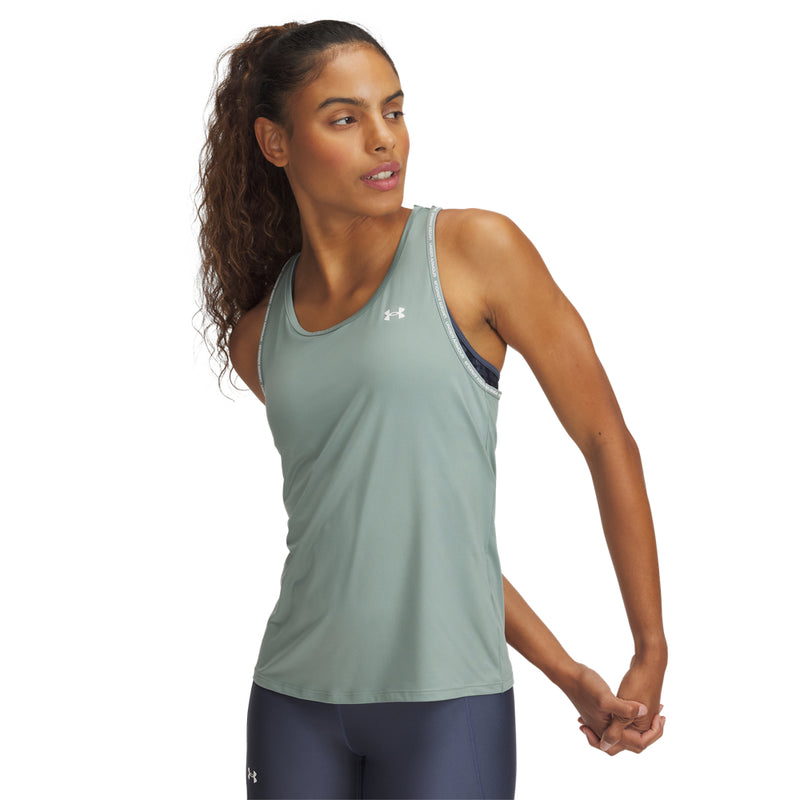 Women's Under Armour Tech Knockout Tank - 348SILIC