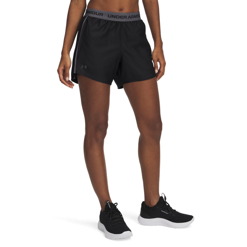 Women's Under Armour Tech Play Up  5" Shorts - 001 - BLACK