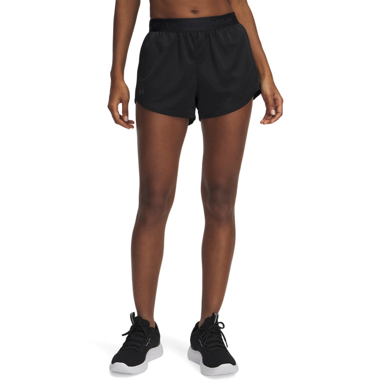 Women's Under Armour Tech Play Up Shine Shorts - 001 - BLACK