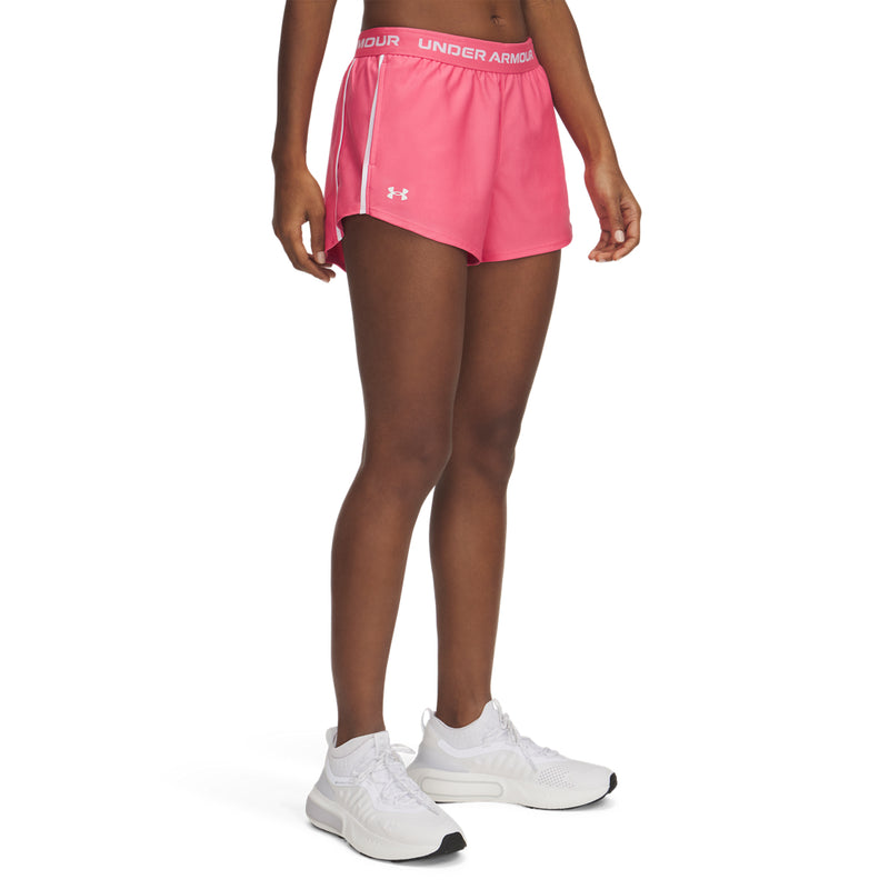 Women's Under Armour Tech Play Up Shorts - 672 - SUPER PINK