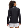 Women's Under Armour Tech Rib 1/2 Zip - 001 - BLACK