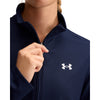 Women's Under Armour Tech Rib 1/2 Zip - 410 - MIDNIGHT