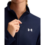 Women's Under Armour Tech Rib 1/2 Zip - 410 - MIDNIGHT