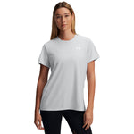 Women's Under Armour Tech Rib T-Shirt - 011 - MEDIUM GREY