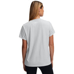 Women's Under Armour Tech Rib T-Shirt - 011 - MEDIUM GREY