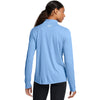 Women's Under Armour Tech Textured 1/2 Zip - 465 - HORIZON BLUE