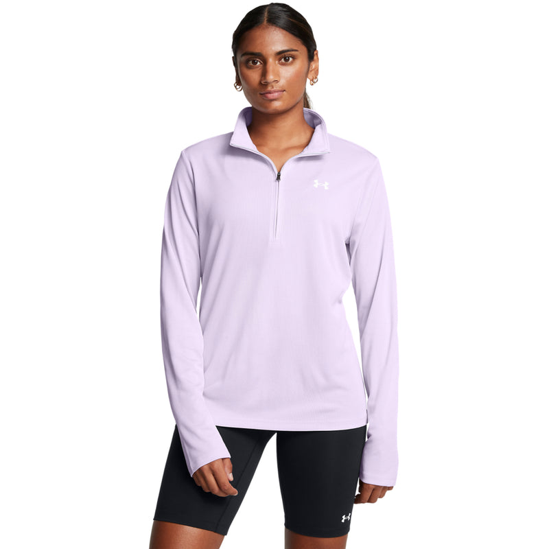 Women's Under Armour Tech Textured 1/2 Zip - 535SPURP