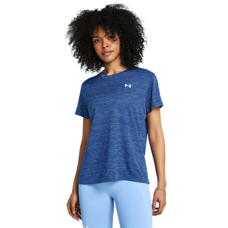 Women's Under Armour Tech Textured T-Shirt - 432TBLUE