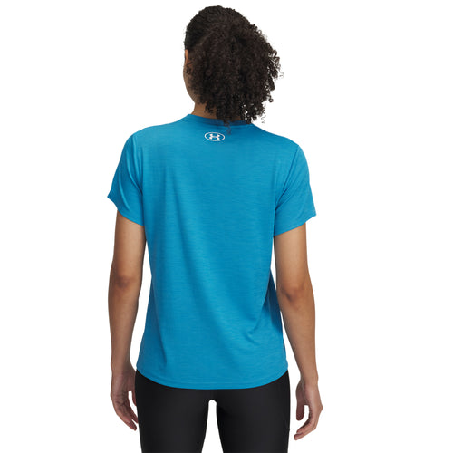 Women's Under Armour Tech Textured T-Shirt - 452 - ETHER BLUE