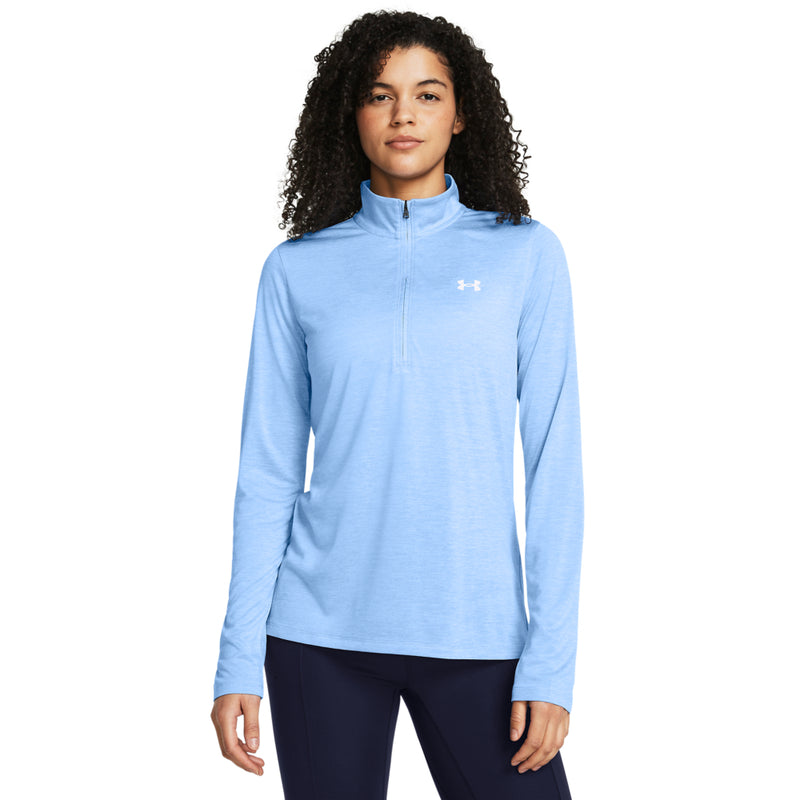 Women's Under Armour Tech Twist 1/2 Zip - 465 - HORIZON BLUE