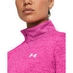 Women's Under Armour Tech Twist 1/2 Zip - 652RPINK