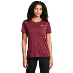 Women's Under Armour Tech Twist T-Shirt - 625 - CARDINAL RED