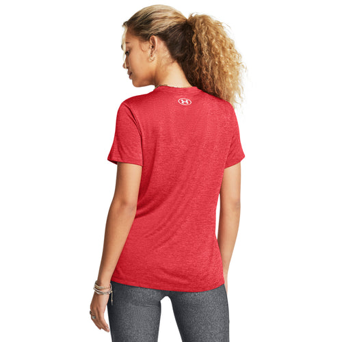 Women's Under Armour Tech Twist T-Shirt - 814 - RED SOLSTICE