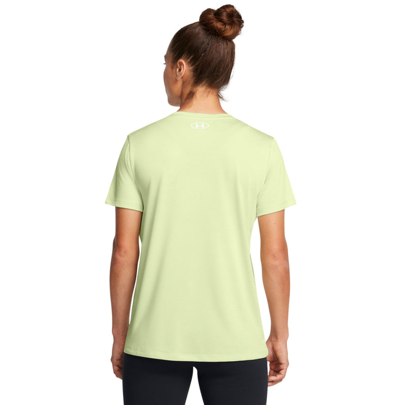 Women's Under Armour Tech Twist V-Neck T-Shirt - 383RGREE