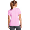 Women's Under Armour Tech Twist V-Neck T-Shirt - 638 - STELLAR PINK