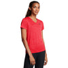 Women's Under Armour Tech Twist V-Neck T-Shirt - 713 - RACER RED