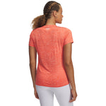 Women's Under Armour Tech Twist V-Neck T-Shirt - 847FIRE