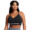 Women's Under Armour Vanish Seamless Low Long Bra - 001 - BLACK