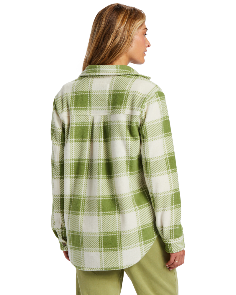 Womnen's Billabong Forge Fleece Button Up - GMA0GREE