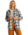 Womnen's Billabong Forge Fleece Button Up - KVMOBLAC