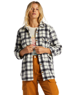 Womnen's Billabong Forge Fleece Button Up - KVMOBLAC