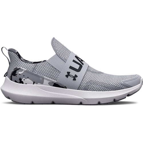 Boys' Under Armour Kids Surge 3 Slip On - 100 - GREY