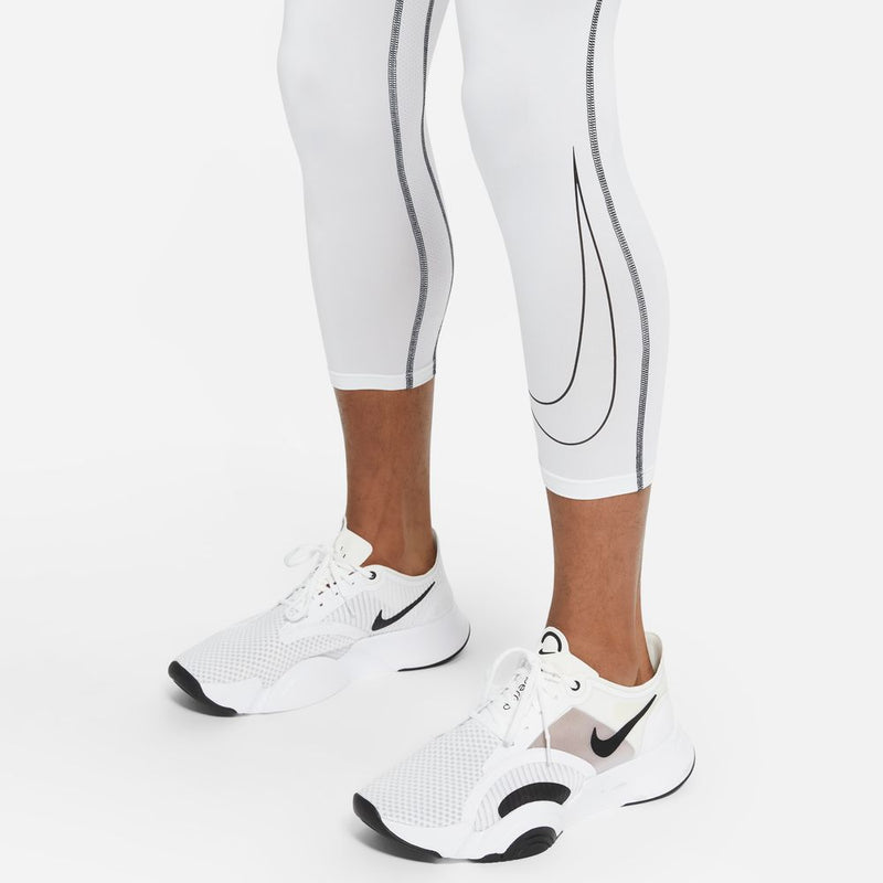 Nike Pro Dri-FIT Men's 3/4 Tights Running LIGHTWEIGHT SUPPORT Logo