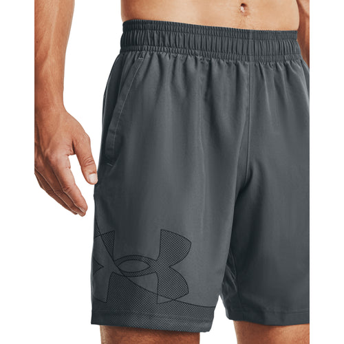 Men's Under Armour Woven Graphic Short - 012 - GREY