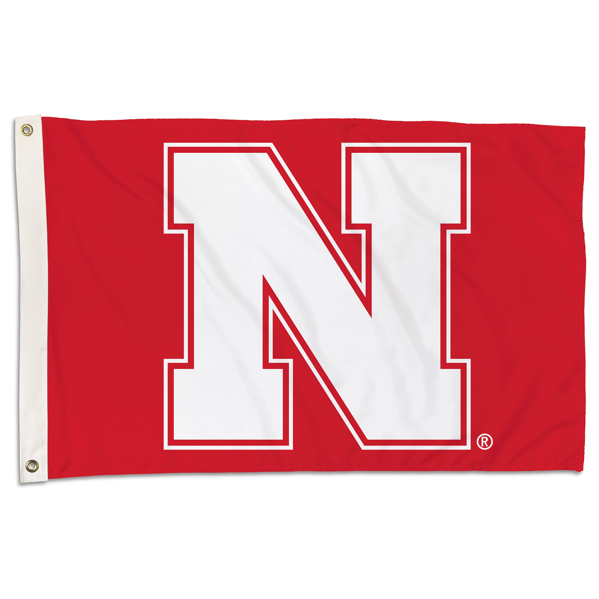 Nebraska Husker White N (2x3) Flag – eSportingEdge